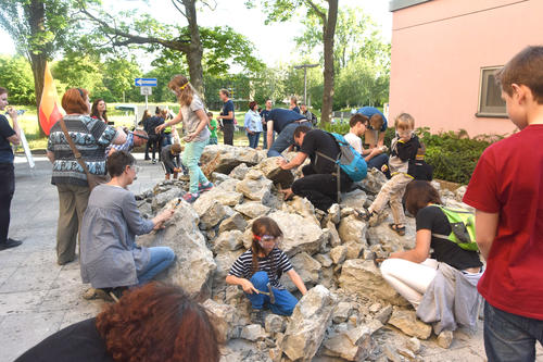 Lange Nacht der Wissenschaften, Jurassic Garden (Fossilien selber entdecken) 2016