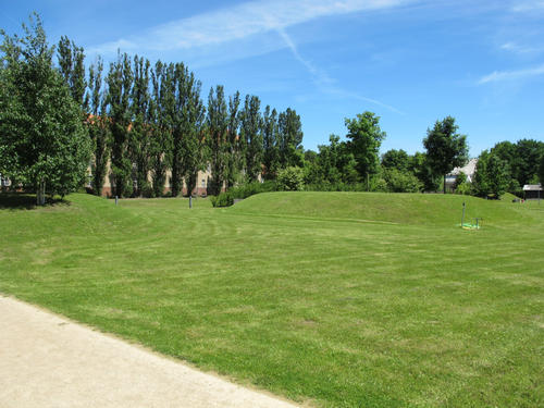 Blick auf den ehemaligen Sportplatz 2013