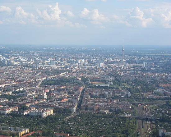 Luftbild von Berlin