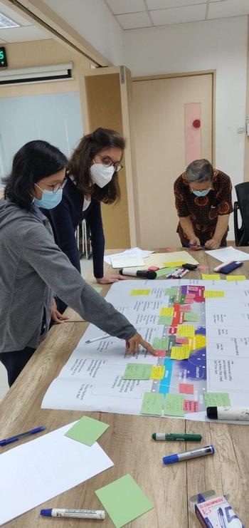 Exchanging about disaster cultures in Indonesia