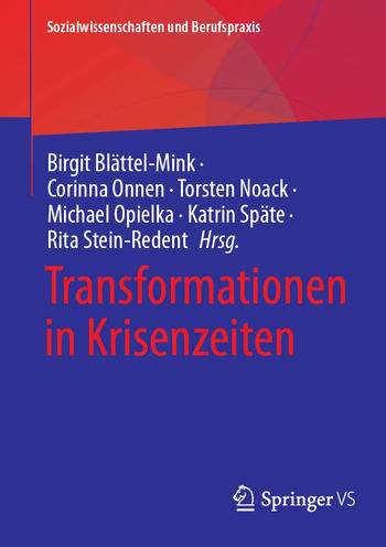Buchcover Sammelband: "Transformationen in Krisenzeiten"