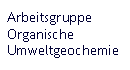 AG Umweltgeochemie