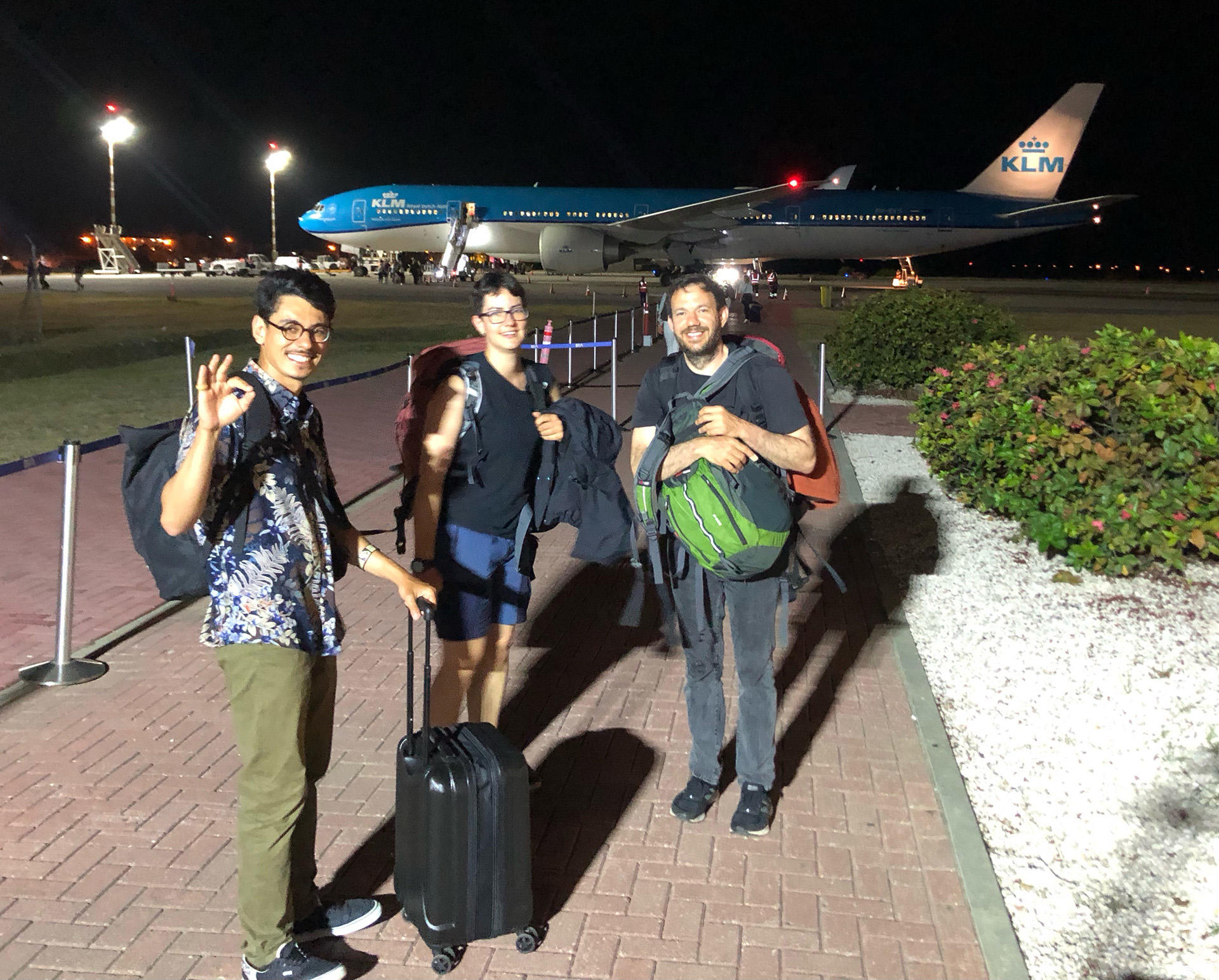 Departure after a successful field trip.