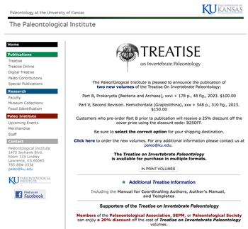 Graptolithina are the focus of the volume, with over 650 described genera presented. It was initially published in 29 chapters in the Treatise Online journal (2014-2022), before the chapters were re-organized and revised for the book version.