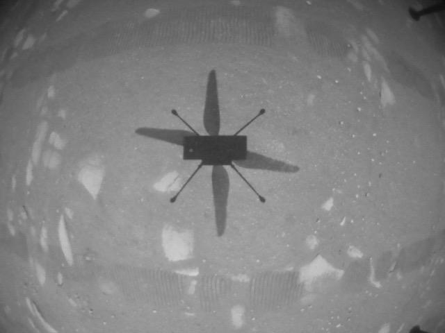 Ingenuity - Mini-Hubschrauber hebt vom Mars ab