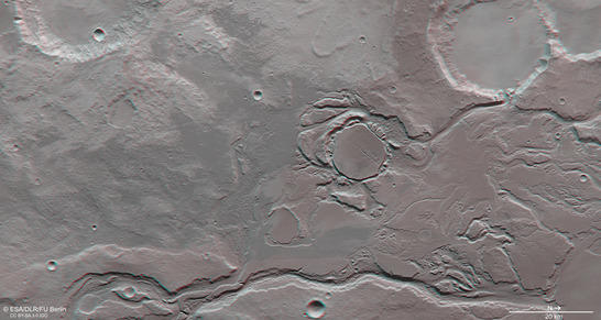 Minio Vallis anaglyph