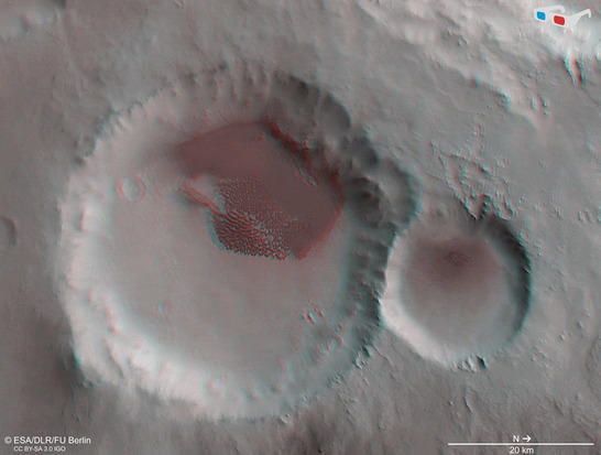 Aonia Terra anaglyph