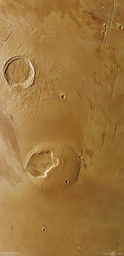 Jovis Tholus HRSC color mosaic