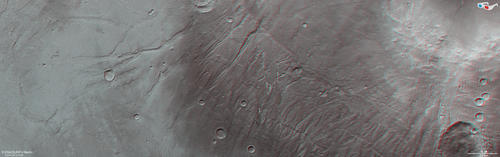 Nectaris Fossae - HRSC Anaglyphe