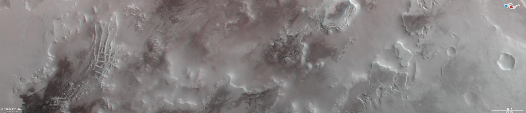 Angustus Labyrinthus - HRSC Anaglyphe