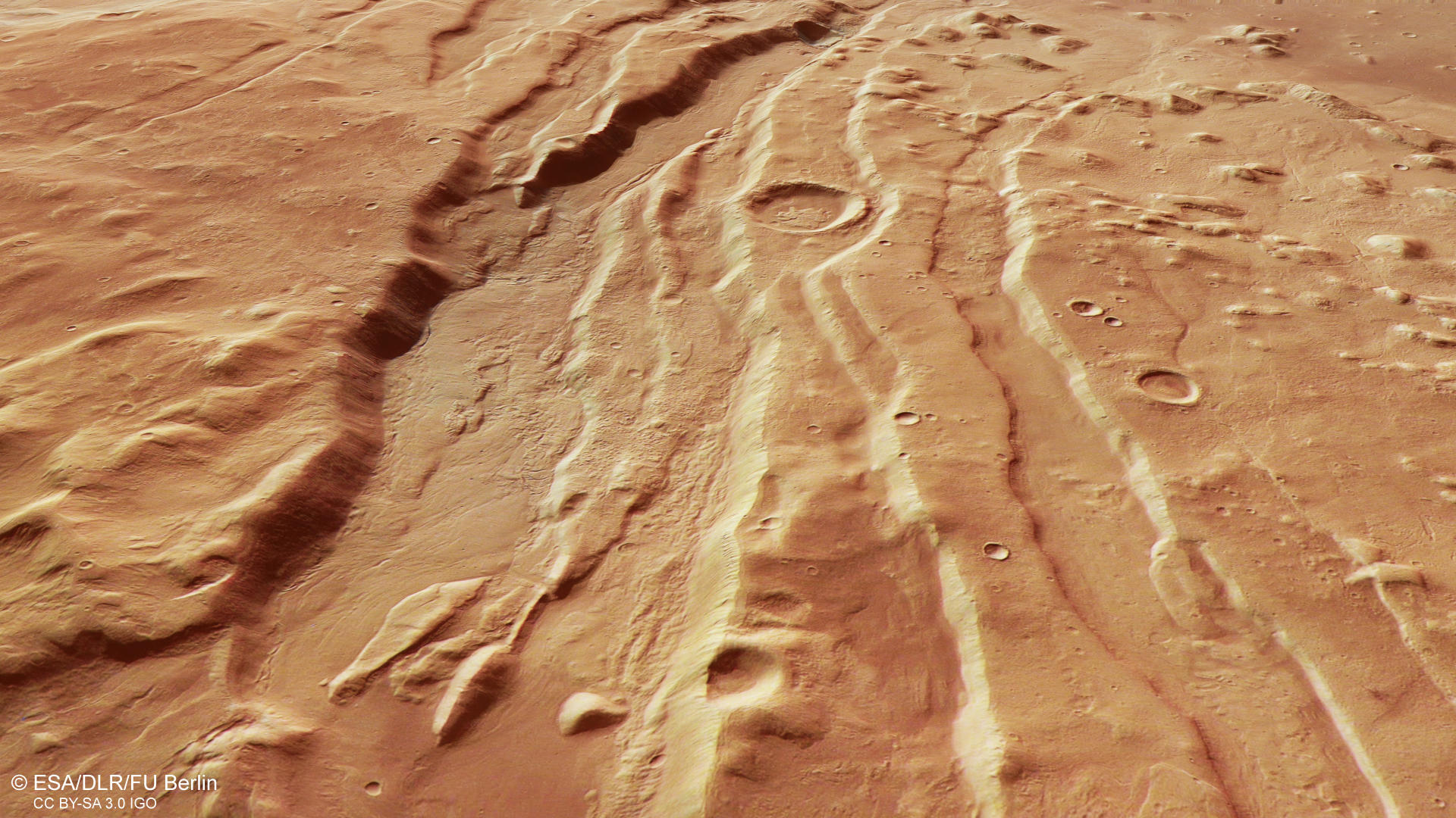 Acheron Fossae West - 3D 2