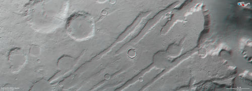 Coloe Fossae- HRSC Anaglyphe