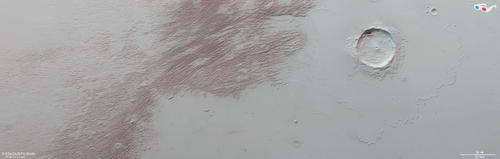 Eumenides Dorsum - HRSC Anaglyphe