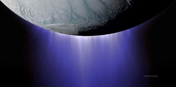 Enceladus plume